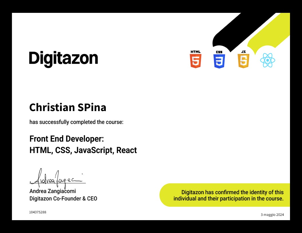 Web Developer Front End